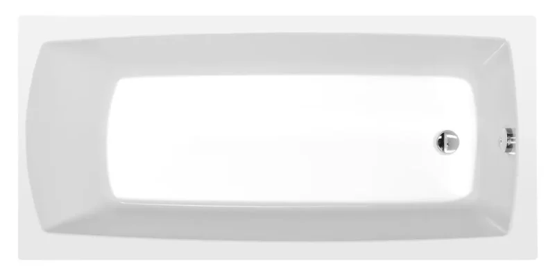 Polysan vannas - taisnstūra vanna Lily, 140x70x39 cm, balta 72201