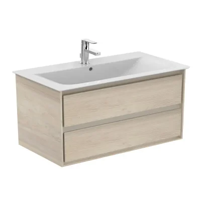 Ideal Standard Connect Air - izlietnes skapītis, 100x44x52 cm, gaiša koka/gaiši brūns matēts E0821UK