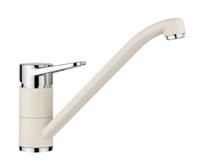 Blanco Wega II - virtuves izlietnes maisītājs, soft balts/hroms 526980