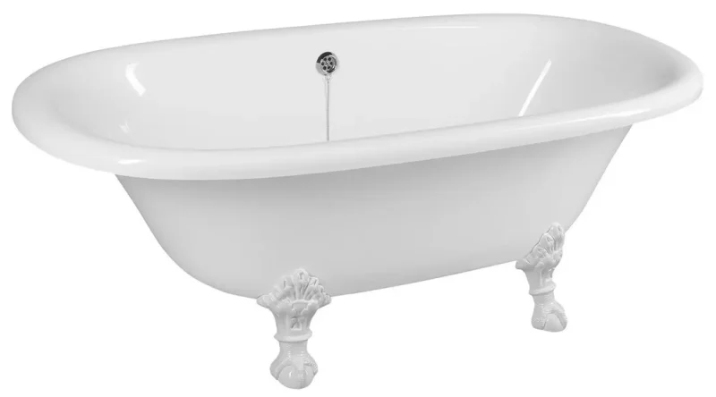 Polysan vannas - Brīvi stāvoša vanna Regata, 175x85x61 cm, kājas baltas 10221