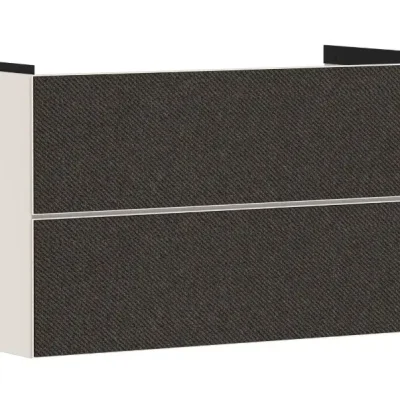 Hansgrohe Xevolos E - izlietnes skapītis, 98x58x48 cm, 2 atvilktnes, matēti bēšs/tekstils tumši pelēks 54182660