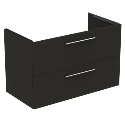 Ideal Standard i.Life B - izlietnes skapītis, 100x63x51 cm, 2 atvilktnes, labajā pusē, matēts antracīts T5585NV