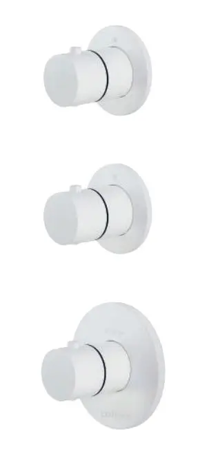 Paffoni Modular Box - termostata maisītājs - zemapmetuma, 2 patērētājiem, balts matēts MDE018BO