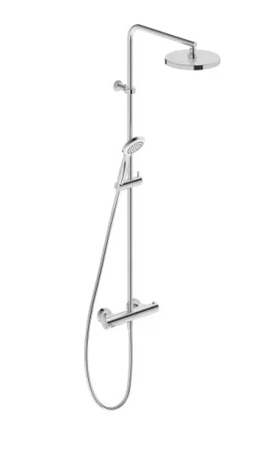Duravit B.2 - dušas komplekts ar termostata maisītāju, hromēts B24280008010