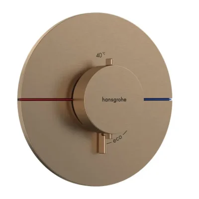 Hansgrohe ShowerSelect Comfort - zemapmetuma termostata maisītājs, birstēta bronza 15559140
