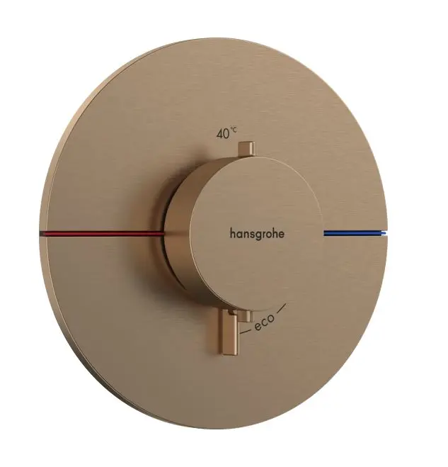 Hansgrohe ShowerSelect Comfort - zemapmetuma termostata maisītājs, birstēta bronza 15559140