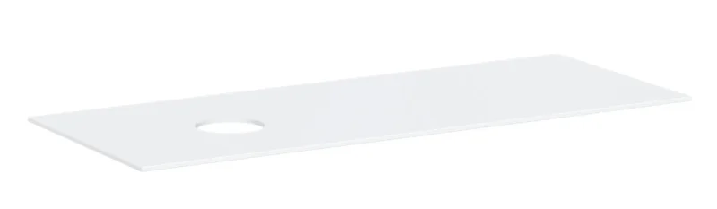 Hansgrohe Xevolos E - izlietnes plātne, 137x55 cm, izgriezums kreisajā pusē, balta matēta 54333700