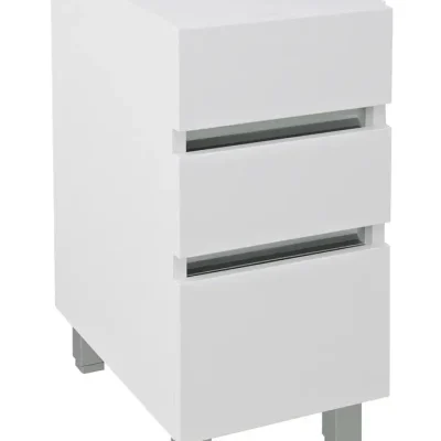 Sapho Avice - skapis 30x71x48 cm, 3 atvilktnes, balts AV062-3030