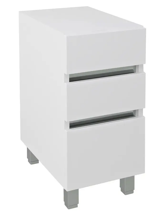 Sapho Avice - skapis 30x71x48 cm, 3 atvilktnes, balts AV062-3030