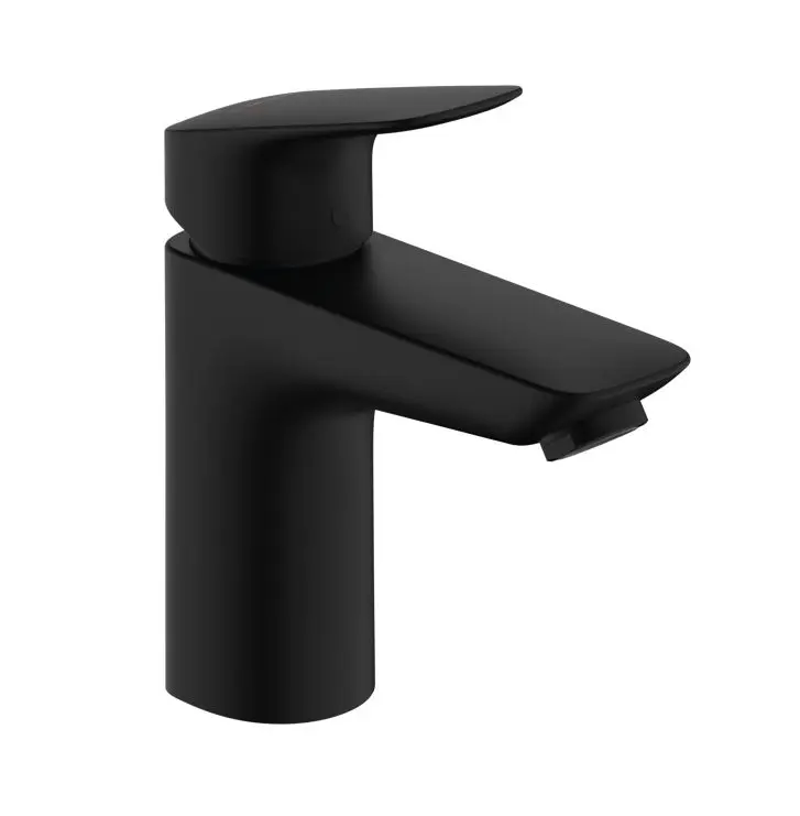Hansgrohe Logis - izlietnes maisītājs ar noteces komplektu, EcoSmart, matēti melns 71100670