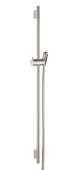 Hansgrohe Raindance - dušas stienis Unica'S Puro 90 cm, ar dušas šļūteni, niķelis birstēts 28631820