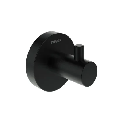 Ravak Kona - āķis, melns matēts X07P1299