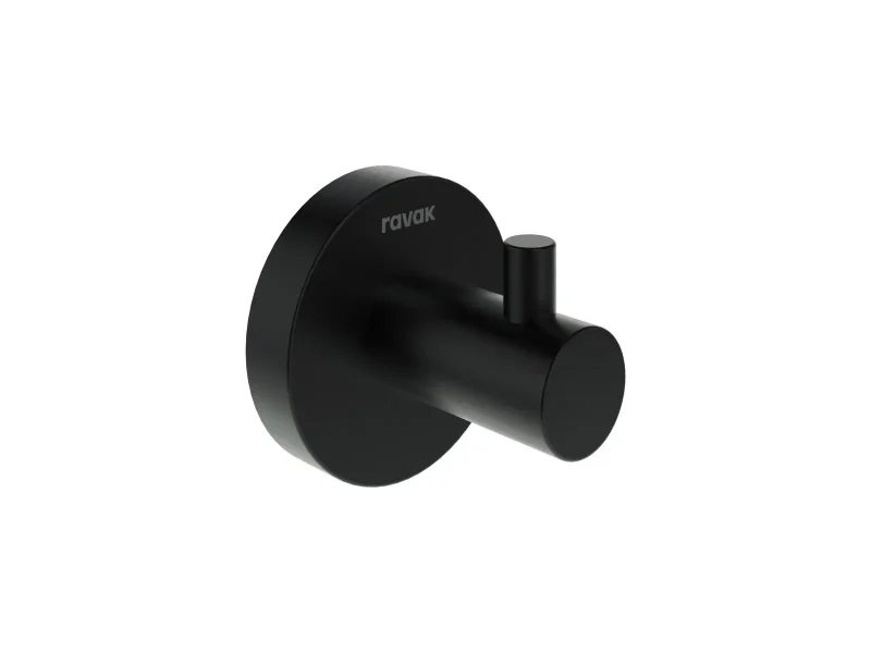 Ravak Kona - āķis, melns matēts X07P1299