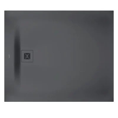 Duravit Sustano - dušas paliktnis 120x100 cm, DuraSolid, tumši pelēks matēts 720278650000000