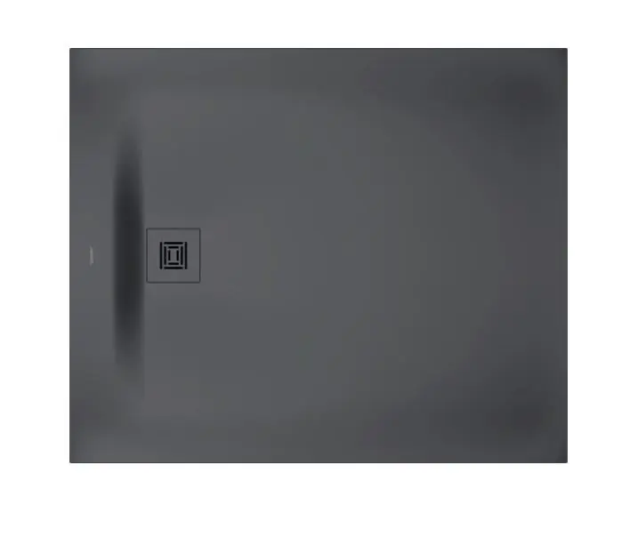 Duravit Sustano - dušas paliktnis 120x100 cm, DuraSolid, tumši pelēks matēts 720278650000000