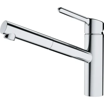 Franke Orbit - virtuves izlietnes maisītājs FC 3055.031 ar izvelkamu galu, hromēts 115.0623.055