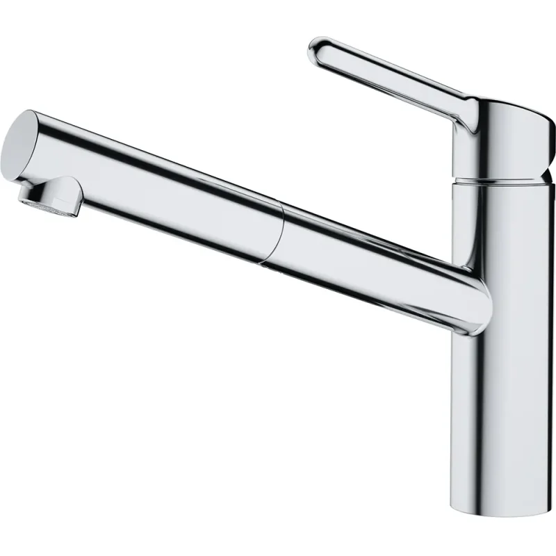 Franke Orbit - virtuves izlietnes maisītājs FC 3055.031 ar izvelkamu galu, hromēts 115.0623.055