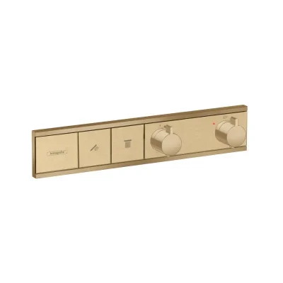 Hansgrohe RainSelect - zemapmetuma maisītājs 2 patērētājiem, birstēts bronzas tonis 15380140