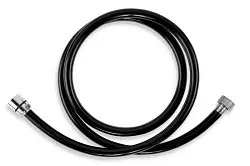 Novaservis dušas šļūtenes - dušas šļūtene, plastmasa, 150 cm, melns PVC/150,5