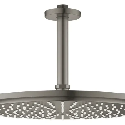 Grohe Rainshower Cosmopolitan - galvas duša 310, izvirzījums 14 cm, 1 strūkla, Hard Graphite birstēts 26067AL0