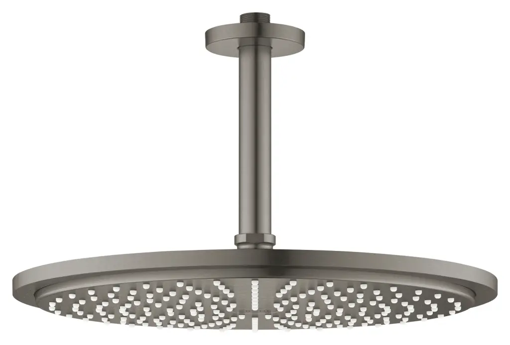 Grohe Rainshower Cosmopolitan - galvas duša 310, izvirzījums 14 cm, 1 strūkla, Hard Graphite birstēts 26067AL0