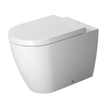 Duravit ME by Starck - stāvošais WC, horizontāls izvads, ar WonderGliss, Alpu balts 21690900001