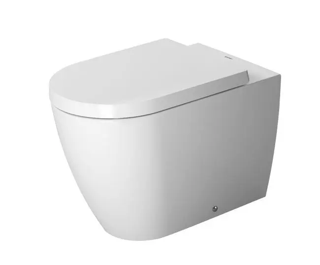 Duravit ME by Starck - stāvošais WC, horizontāls izvads, ar WonderGliss, Alpu balts 21690900001