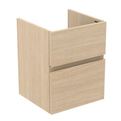 Ideal Standard Finesse - izlietnes skapītis, 43x40x54 cm, 2 atvilktnes, Balts ozols E3405US