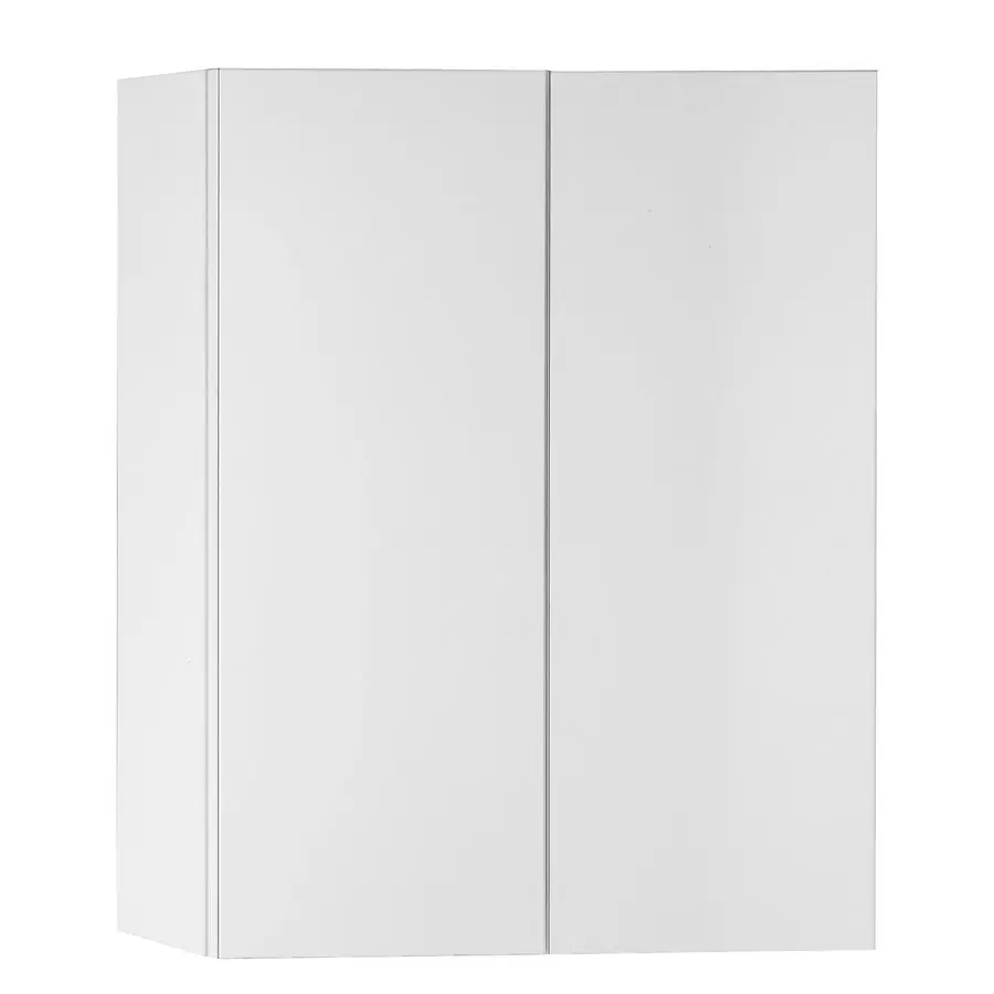 Aqualine Vega - galerija ar spoguli, 60x70x18 cm, balta VG060