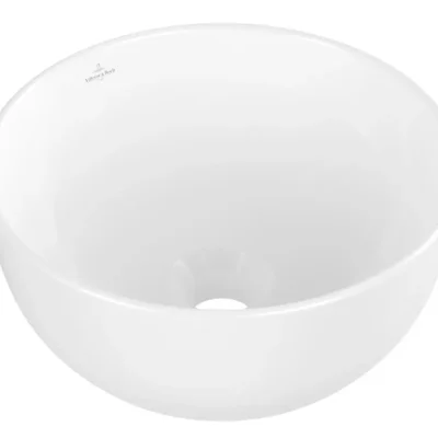 Villeroy & Boch Artis - uzliekamā izlietne, diametrs 33 cm, bez pārplūdes, CeramicPlus, alpinbalta 438932R1
