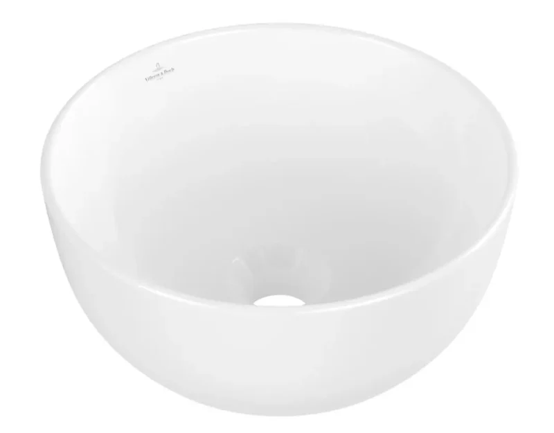 Villeroy & Boch Artis - uzliekamā izlietne, diametrs 33 cm, bez pārplūdes, Alpu balts 43893201