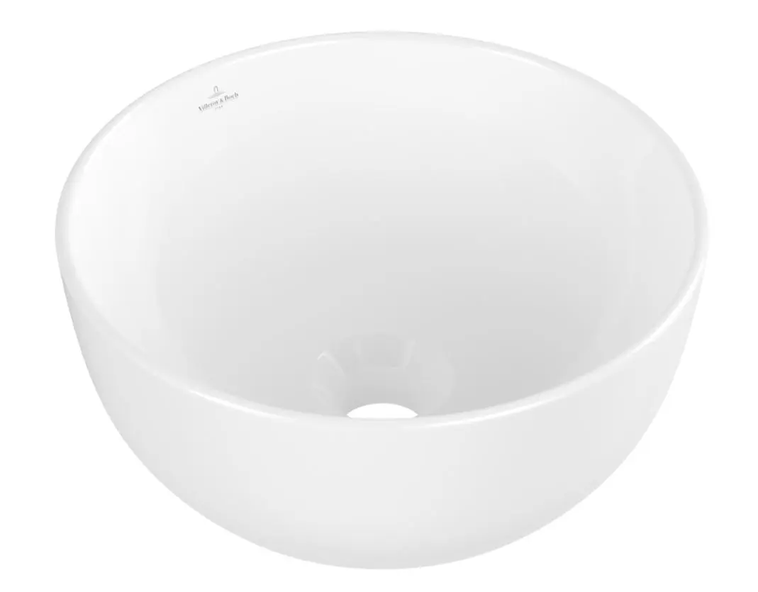 Villeroy & Boch Artis - uzliekamā izlietne, diametrs 33 cm, bez pārplūdes, Alpu balts 43893201