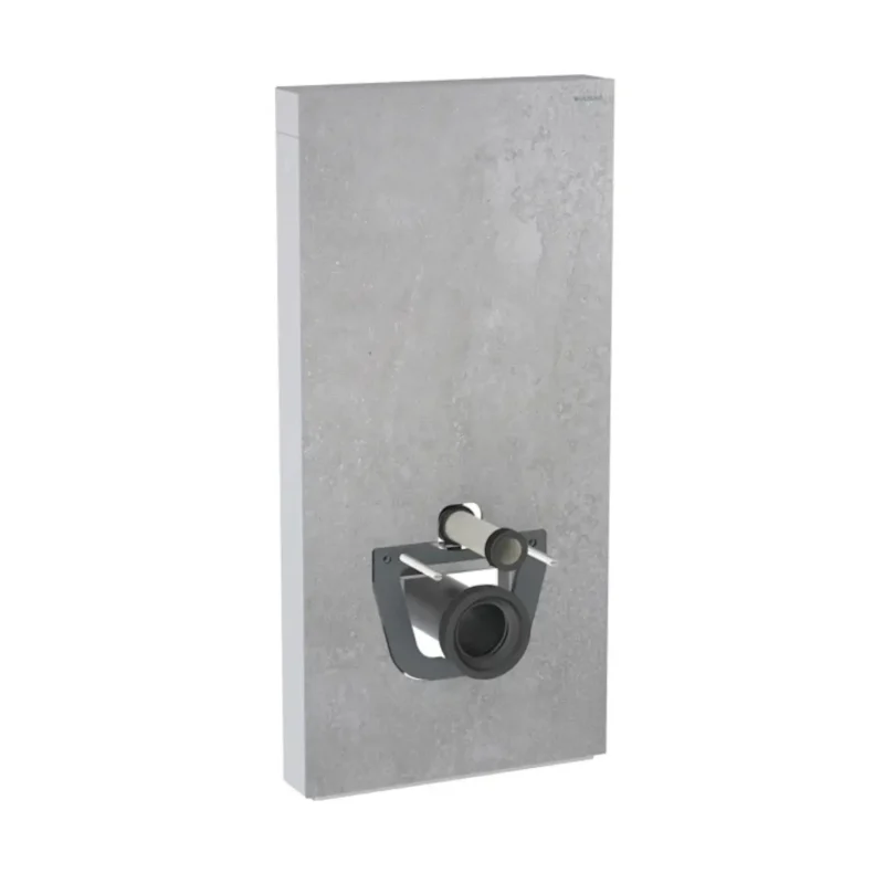 Geberit Monolith Plus - sanitārais modulis sienas WC, 101 cm, pieslēgums apakšā, betona izskats 131.221.JV.7