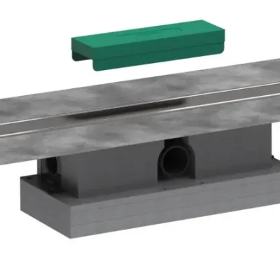 Hansgrohe uBox universal - pilns komplekts standarta uzstādīšanai 1000 dušas noteku gatavajiem komplektiem, nerūsējošais tērauds 56026180