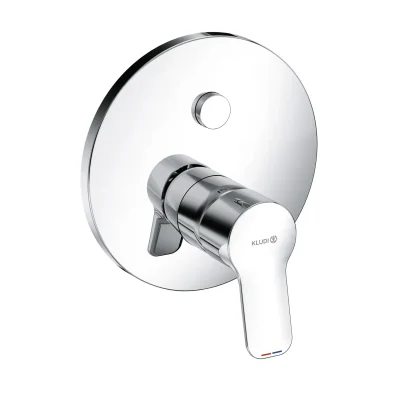 Kludi Pure&Easy - zemapmetuma vienas sviras maisītājs 2 patērētājiem, hromēts 376590565