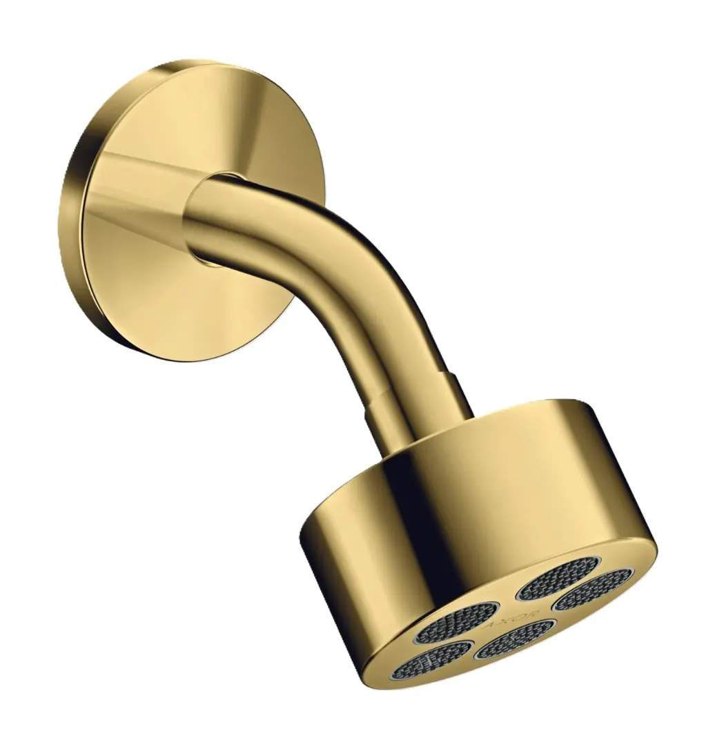 Axor One - galvas duša, diametrs 7 cm, EcoSmart, pulēta zelta apdare 48490990