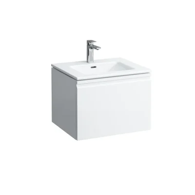 Laufen Pro S - izlietne ar zemizlietnes skapi, 60x50 cm, balts matēts H8609624631041