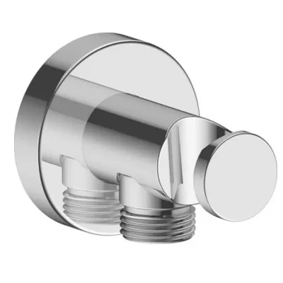 Duravit piederumi - dušas pieslēguma līkums ar turētāju, hromēts UV0630009010