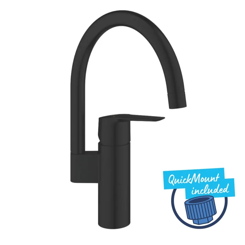Grohe Start - virtuves izlietnes maisītājs, melns matēts 304692430