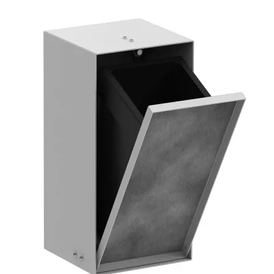 Hansgrohe XtraStoris Rock - zemapmetuma atkritumu tvertne 2,5 l, balts matēts 56063700