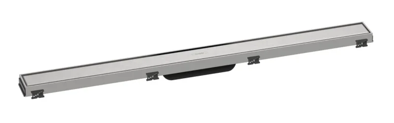 Hansgrohe RainDrain Match - dušas renīte 900 ar nerūsējošā tērauda resti, ar augstumā regulējamu rāmi, matēts nerūsējošais tērauds 56040800