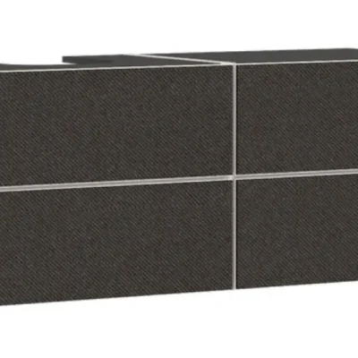 Hansgrohe Xevolos E - izlietnes apakšskapis, 137x56x55 cm, 4 atvilktnes, matēti bēšs/tekstila tumši pelēks 54237660