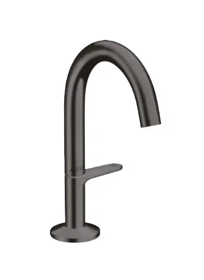 Axor One - izlietnes maisītājs ar Push-Open noteces komplektu, EcoSmart, CoolStart, birstēts melns hroms 48010340