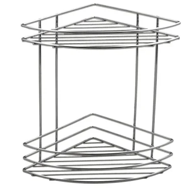 Aqualine hroms Line - dubults stūra plaukts, hroms 37010