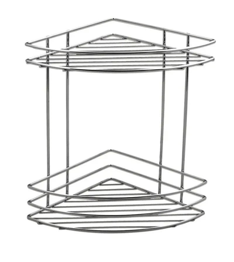 Aqualine hroms Line - dubults stūra plaukts, hroms 37010