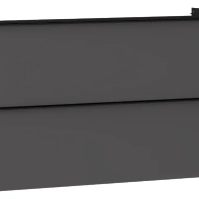 Hansgrohe Xelu Q - izlietnes apakšskapītis, 63x118x50 cm, 2 atvilktnes, matēti pelēks/matēti melns 54036670