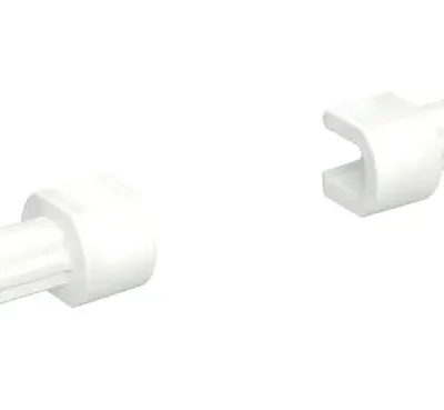 Geberit AquaClean - tapu komplekts Sela sēdeklim, Alpu balts, 2 gab. 242.876.00.1