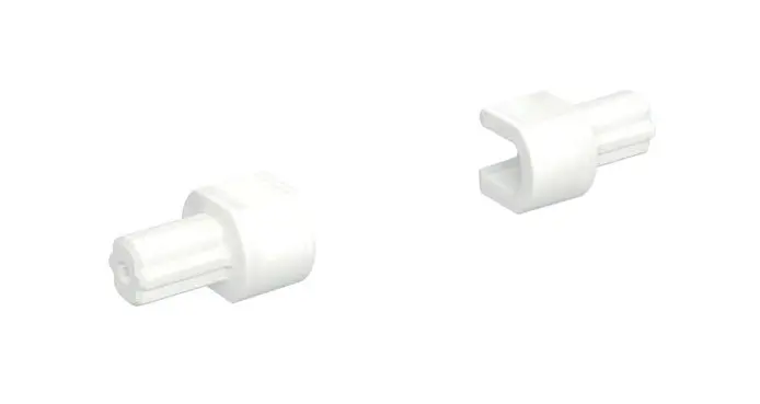 Geberit AquaClean - tapu komplekts Sela sēdeklim, Alpu balts, 2 gab. 242.876.00.1