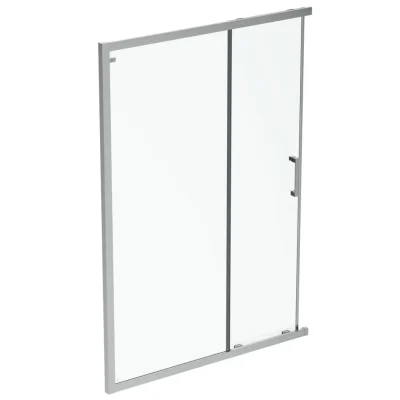 Ideal Standard Connect 2 - Bīdāmās durvis, 2 daļas, 100 cm, Silver Bright/caurspīdīgs stikls K9262EO