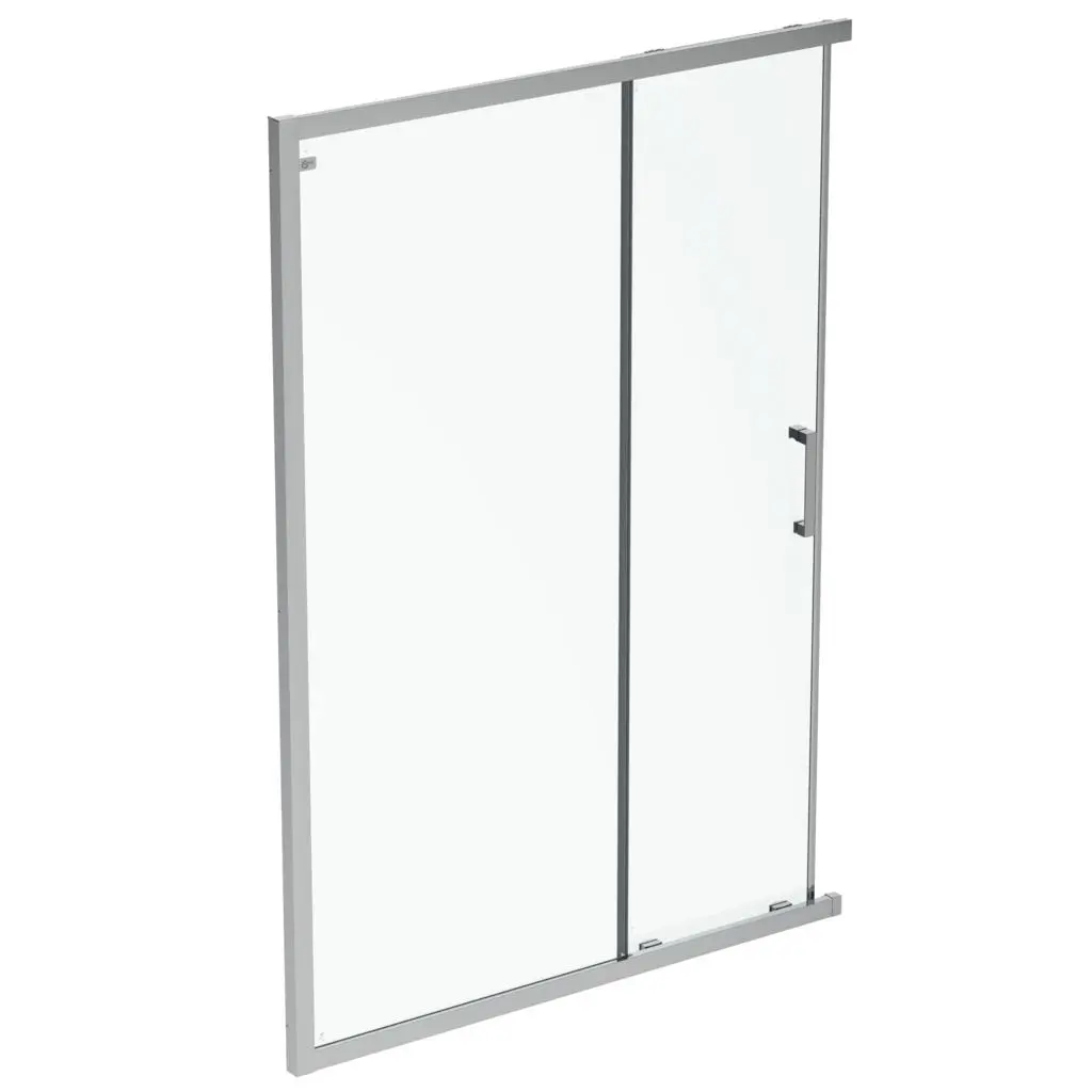 Ideal Standard Connect 2 - bīdāmās durvis, 2 daļas, 140 cm, Silver Bright/caurspīdīgs stikls K9265EO